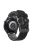 For Samsung Galaxy Watch 3 45mm / Huawei Watch GT3 Pro 46mm Football Texture 22mm Watch Band Dual Color Silicone Sports Wrist Strap - Black / Grey