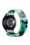 For Samsung Galaxy Watch 3 45mm / Huawei Watch GT3 Pro 46mm Smart Watch Band 22mm Camouflage Nylon Adjustable Loop Wrist Strap - Dark Green