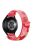 For Samsung Galaxy Watch 3 45mm / Huawei Watch GT3 Pro 46mm Smart Watch Band 22mm Camouflage Nylon Adjustable Loop Wrist Strap - Red