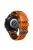 For Samsung Galaxy Watch 3 45mm / Huawei Watch GT3 Pro 46mm Watch Band 22mm Dual Color Silicone Wrist Strap with Five Rows Holes - Orange / Black