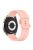 For Samsung Galaxy Watch 3 45mm / Huawei Watch GT3 SE Universal Watch Strap 22mm Silicone Adjustable Wrist Band - Light Pink