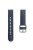 For Samsung Galaxy Watch3 41mm / Huawei Watch GT 2 42mm Replacement Band 20mm Silicone Pattern Watch Strap - Dark Blue