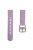 For Samsung Galaxy Watch3 41mm / Huawei Watch GT 2 42mm Replacement Band 20mm Silicone Pattern Watch Strap - Purple