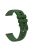 For Samsung Galaxy Watch3 45mm / Galaxy Watch 46mm / Huawei Watch GT 4 46mm Universal 22mm Silicone Watch Strap - Army Green