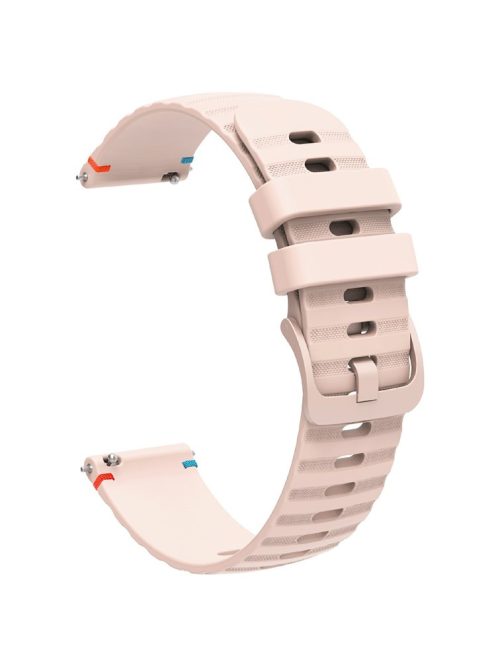 For Samsung Galaxy Watch3 45mm / Galaxy Watch 46mm / Huawei Watch GT 4 46mm Universal 22mm Silicone Watch Strap - Rose Pink