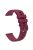 For Samsung Galaxy Watch3 45mm / Galaxy Watch 46mm / Huawei Watch GT 4 46mm Universal 22mm Silicone Watch Strap - Wine Red