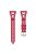 For Samsung Galaxy Watch3 45mm / Gear S3 / Huawei Watch GT 3 Pro Tower Design Silicone 22mm Wrist Band Watch Strap - Wine Red