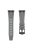 For Samsung Galaxy Watch3 45mm / Gear S3 Classic / Huawei Watch GT 4 46mm Silicone Watch Band 22mm Wrist Strap - Black / Grey