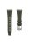 For Samsung Galaxy Watch3 45mm / Gear S3 Classic / Huawei Watch GT 4 46mm Silicone Watch Band 22mm Wrist Strap - Silver / Green