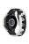 For Samsung Galaxy Watch3 45mm / Gear S3 Frontier / Huawei Watch GT 2e / Honor Magic Watch 2 Silicone Watch Strap 22mm Dual Color Watchband - Black / Grey