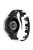 For Samsung Galaxy Watch3 45mm / Gear S3 Frontier / Huawei Watch GT 2e / Honor Magic Watch 2 Silicone Watch Strap 22mm Dual Color Watchband - Black / White