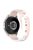 For Samsung Galaxy Watch3 45mm / Gear S3 Frontier / Huawei Watch GT 2e / Honor Magic Watch 2 Silicone Watch Strap 22mm Dual Color Watchband - Pink / White