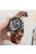 For Samsung Galaxy Watch3 45mm / Huawei Watch 4 Band 22mm Genuine Cow Leather Watch Strap - Waxy Dark Brown