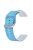 For Samsung Galaxy Watch3 45mm / Huawei Watch GT 2 / GT 3 Pro / Watch GT Runner Watch Bands 22mm Rainbow Color Silicone Replacement Wristband Strap - Blue Rainbow