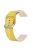 For Samsung Galaxy Watch3 45mm / Huawei Watch GT 2 / GT 3 Pro / Watch GT Runner Watch Bands 22mm Rainbow Color Silicone Replacement Wristband Strap - Yellow Rainbow