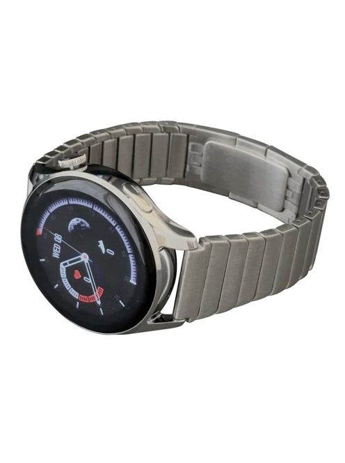 For Samsung Galaxy Watch3 45mm / Huawei Watch GT 4 46mm Band 22mm Stainless Steel Watch Strap - Starlight