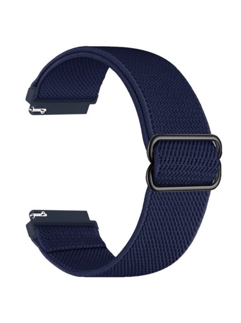 For Samsung Galaxy Watch3 45mm / Huawei Watch GT 4 46mm Nylon Watch Band 22mm Replacement Strap - Dark Blue