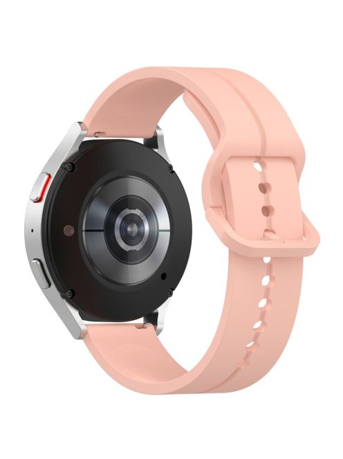 For Samsung Galaxy Watch3 45mm / Huawei Watch GT 4 46mm Watch Band 22mm Silicone Wrist Strap - Light Pink