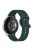 For Samsung Galaxy Watch3 45mm / Huawei Watch GT 4 46mm Watch Band 22mm Silicone Wrist Strap - Midnight Green