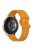 For Samsung Galaxy Watch3 45mm / Huawei Watch GT 4 46mm Watch Band 22mm Silicone Wrist Strap - Yellow