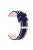 For Samsung Galaxy Watch3 45mm/Watch 46mm/Huawei Watch GT 46mm 22mm Silicone Watch Strap Soft Wristband with Buckle - Midnight Blue Pink