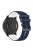 For Suunto 5 Peak / Samsung Galaxy Watch3 45mm / Huawei Watch 3 Dual-color Silicone Watch Band Quick Release 22mm Grid Texture Sport Replacement Strap - Navy Blue  /  White