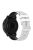 For Suunto 5 Peak / Samsung Galaxy Watch3 45mm / Huawei Watch 3 Dual-color Silicone Watch Band Quick Release 22mm Grid Texture Sport Replacement Strap - White  /  Black