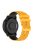 For Suunto 5 Peak / Samsung Galaxy Watch3 45mm / Huawei Watch 3 Dual-color Silicone Watch Band Quick Release 22mm Grid Texture Sport Replacement Strap - Yellow  /  Black