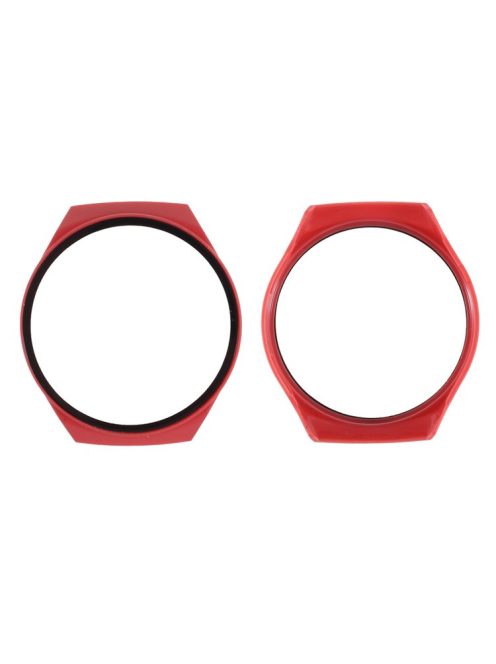 Fuel Injection PC Case Frame Tempered Glass Protector Shell for Huawei Watch GT 2e - Red