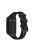 Integrated Soft Silicone Watchband Bracelet Wrist Strap Replacement for Huawei Band 6/Band 7/Honor Band 6 - Black