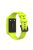 Integrated Soft Silicone Watchband Bracelet Wrist Strap Replacement for Huawei Band 6/Band 7/Honor Band 6 - Lime