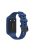 Integrated Soft Silicone Watchband Bracelet Wrist Strap Replacement for Huawei Band 6/Band 7/Honor Band 6 - Navy Blue