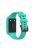 Integrated Soft Silicone Watchband Bracelet Wrist Strap Replacement for Huawei Band 6/Band 7/Honor Band 6 - Teal