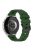 KALEBOL 20mm Silicone Band for Huawei Watch GT 3 42mm / GT 3 Pro 43mm Round Tail Watch Strap - Army Green