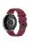 KALEBOL 20mm Silicone Band for Huawei Watch GT 3 42mm / GT 3 Pro 43mm Round Tail Watch Strap - Wine Red