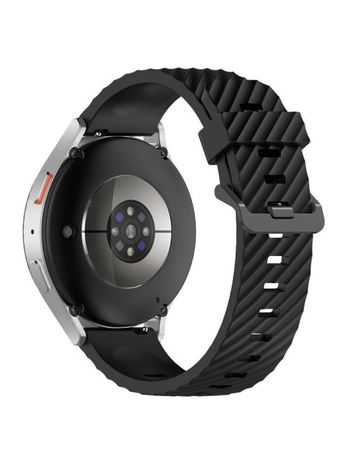 KALEBOL 20mm Silicone Band for Huawei Watch GT 3 42mm / GT 3 Pro 43mm Tire Pattern Watch Strap - Black