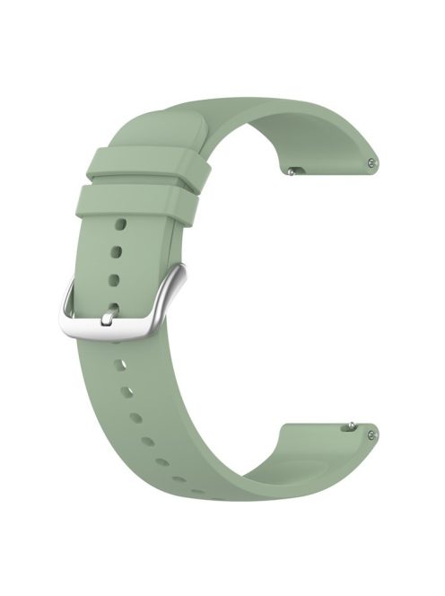 KALEBOL 20mm Silicone Strap for Huawei Watch GT 3 42mm / GT 3 Pro 43mm Round End Watch Band - Icy Lake Green