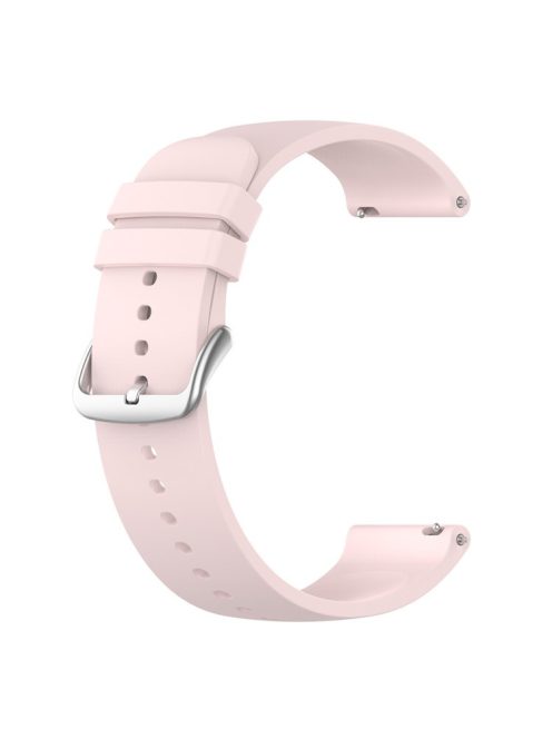 KALEBOL 20mm Silicone Strap for Huawei Watch GT 3 42mm / GT 3 Pro 43mm Round End Watch Band - Light Pink