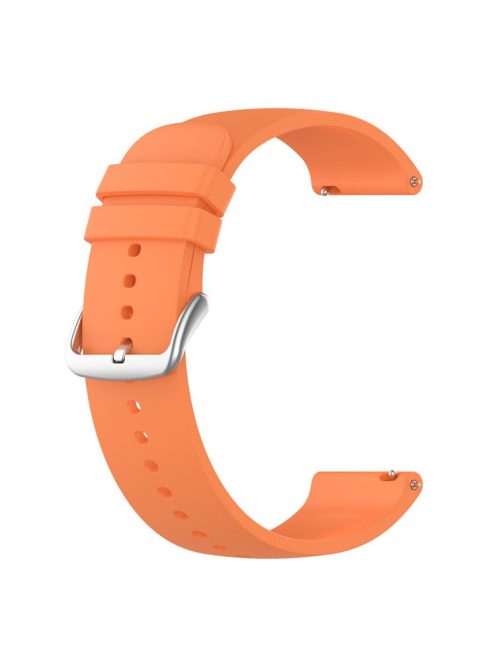 KALEBOL 20mm Silicone Strap for Huawei Watch GT 3 42mm / GT 3 Pro 43mm Round End Watch Band - Orange