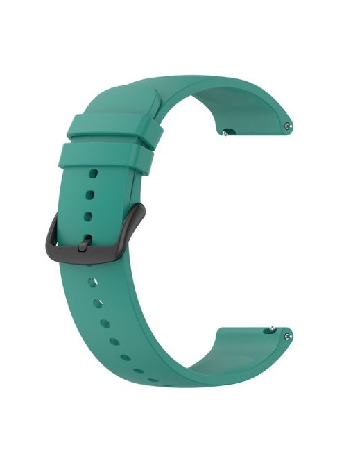 KALEBOL 20mm Silicone Strap for Huawei Watch GT 3 42mm / GT 3 Pro 43mm Round End Watch Band - Pine Green