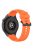 KALEBOL 20mm Watch Strap for Huawei Watch GT 3 42mm / GT 3 Pro 43mm Tire Texture Silicone Wrist Band - Orange