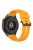 KALEBOL 20mm Watch Strap for Huawei Watch GT 3 42mm / GT 3 Pro 43mm Tire Texture Silicone Wrist Band - Yellow