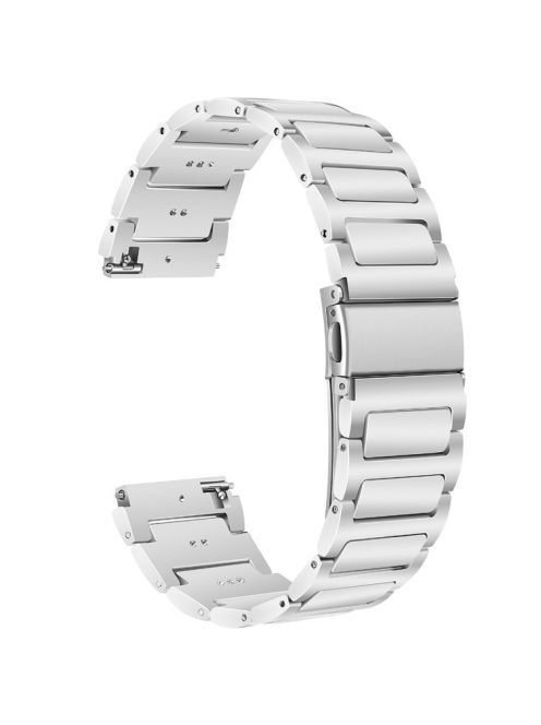 KALEBOL For Huawei Watch 4 / 4 Pro / GT 4 46mm Watch Strap 22mm Zinc Alloy Metal Band - Silver