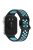 KALEBOL For Huawei Watch Fit 3 Silicone Watch Strap Dual Color Adjustable Band - Black+Blue