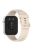 KALEBOL For Huawei Watch Fit 3 Silicone Watch Strap Wrist Band with Colorful Pin Buckle - Ivory White