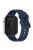 KALEBOL For Huawei Watch Fit 3 Silicone Watch Strap Wrist Band with Colorful Pin Buckle - Midnight Blue