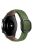 KALEBOL For Huawei Watch GT 3 42mm / GT 3 Pro 43mm Watch Strap 20mm Nautilus Magnetic Buckle Genuine Cow Leather Band - Army Green