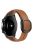 KALEBOL For Huawei Watch GT 3 42mm / GT 3 Pro 43mm Watch Strap 20mm Nautilus Magnetic Buckle Genuine Cow Leather Band - Brown