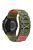 KALEBOL For Huawei Watch GT 3 Pro 43mm / GT 3 42mm Watch Band 20mm Loop Fastener Nylon Wrist Strap - Army Green