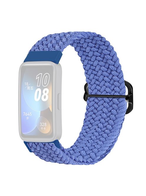 KALEBOL KLB-BZNL-001 For Huawei Band 8 / Band 8 NFC / Band 9 / Band 9 NFC Strap Adjustable Braided Nylon Watch Band - Blue